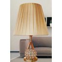 Ver imagem 3 de Abajur Luminária Quarto Sala Mesa de Cabeceira Cristal C/ Led Pgb Dourado