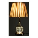 Ver imagem 2 de Abajur Luminária Quarto Sala Mesa de Cabeceira Cristal C/ Led Pgb Dourado