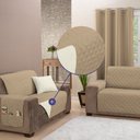 Ver imagem 3 de Protetor de Sofá King 3 Lugares Manu 100% Poliéster:cáquipalha