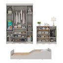 Ver imagem 5 de Quarto Infantil Completo com Minicama Montessoriana Doçura Multimóveis MP4882 Off White