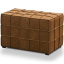 Ver imagem 1 de Puff Decorativo Retangular para Sala Living 70cm Sirah L06 Couro Camel - Lyam Decor