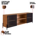 Ver imagem 6 de Rack New Vermont e Preto 180 cm - D’Rossi