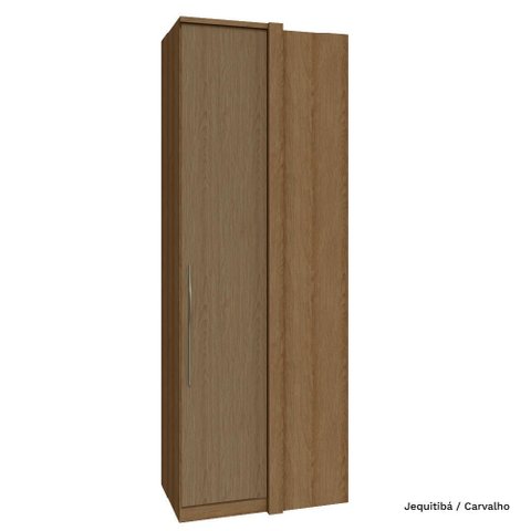 Guarda Roupa Modulado 01 Porta Deslizante 245cm Canto Reto Setiba