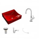 Ver imagem 2 de Kit Cuba Q440 com Torneira 1198 Metal e Válvula 1 Pol. Sifão Pvc e Flexível Compace