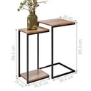 Ver imagem 3 de Conjunto Mesas Industriais Guilherm Madeira