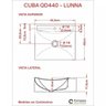 Kit Cuba Q440 com Torneira 1198 Metal e Válvula 1 Pol. Sifão Cromado e Flexível Compace - 8