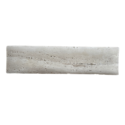 Barca Fiori Mármore Travertino Romano Bruto 40x10cm - 1