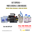 Ver imagem 2 de Kit Resinagem Desaerador Zero Bolhas Vr100 3kg P/resina
