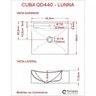 Kit Cuba Q440 com Torneira 1198 Metal e Válvula Click 1"b e Sifão Pvc e Flexível Compace - 8