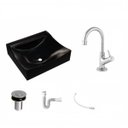 Ver imagem 2 de Kit Cuba Q440 com Torneira 1198 Metal e Válvula Click 1 Pol. Sifão Pvc e Flexível Compace