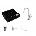 Ver imagem 2 de Kit Cuba Q440 com Torneira 1198 Metal e Válvula Click 1 Pol. Sifão Pvc e Flexível Compace