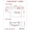 Kit Cuba Q440 com Torneira 1198 Metal e Válvula Click 1 Pol. Sifão Pvc e Flexível Compace - 8