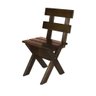 Conjunto Mesa 2m e 8 Cadeiras Madeira Maciça Eucalipto Escuro - 3