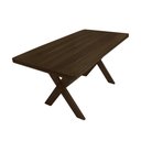 Ver imagem 2 de Conjunto Mesa 2m e 8 Cadeiras Madeira Maciça Eucalipto Escuro