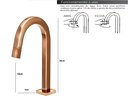 Ver imagem 3 de Torneira Banheiro Lavatório Quadrada Rose Gold Pratica Clean