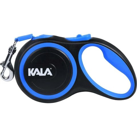 Guia Retrátil para Pet Kala 3 Metros até 15kg com Trava Rápida para Cães