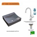 Ver imagem 3 de Kit Cuba Q440 com Torneira 1198 Metal e Válvula 1 Pol. Compace