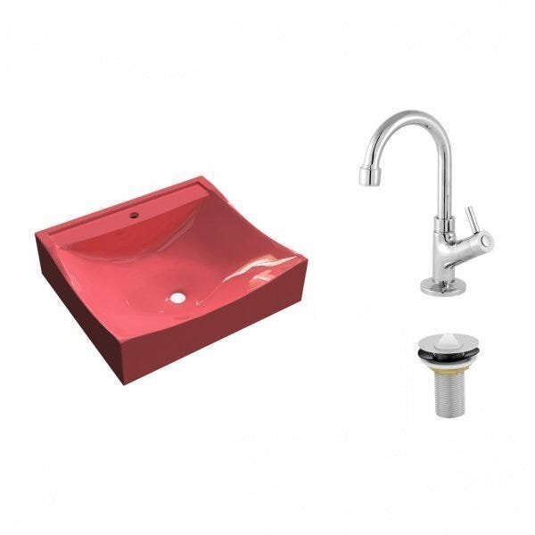 Kit Cuba Q440 com Torneira 1198 Metal e Válvula 1 Pol. Compace - 2