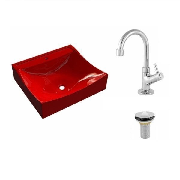 Kit Cuba Q440 com Torneira 1198 Metal e Válvula 1 Pol. Compace - 2