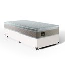 Ver imagem 1 de Cama Box Solteiro com Colchão de Espuma D45 Strong One Face Branco