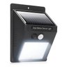 Luminária Solar de Parede 30 Leds de Luz Branca Lâmpada com Sensor de Movimento Jardim e Quintal - 1
