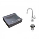 Ver imagem 2 de Kit Cuba Q440 com Torneira 1198 Metal e Válvula Click 1"b Compace