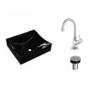 Ver imagem 2 de Kit Cuba Q440 com Torneira 1198 Metal e Válvula Click 1"b Compace