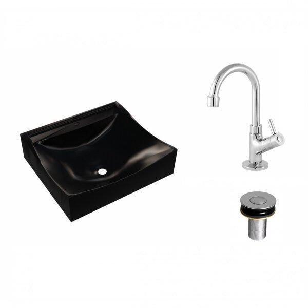 Kit Cuba Q440 com Torneira 1198 Metal e Válvula Click 1 Pol. Compace - 2
