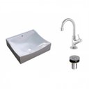 Ver imagem 2 de Kit Cuba Q440 com Torneira 1198 Metal e Válvula Click 1"b Compace