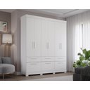 Ver imagem 7 de Guarda Roupa Casal Porto 6 Portas Panan