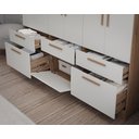 Ver imagem 5 de Guarda Roupa Casal Porto 6 Portas Panan