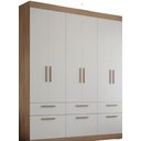 Ver imagem 2 de Guarda Roupa Casal Porto 6 Portas Panan