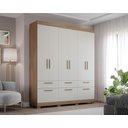 Ver imagem 1 de Guarda Roupa Casal Porto 6 Portas Panan