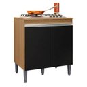 Ver imagem 2 de Balcão para Cooktop Ambiente Andréia Amendoa Preto - Ajl