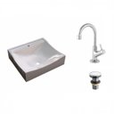 Ver imagem 2 de Kit Cuba Q440 com Torneira 1198 Metal e Válvula Click 1 Pol. Compace