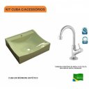 Ver imagem 3 de Kit Cuba Q440 com Torneira 1198 Metal 1/4 Volta Compace