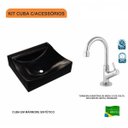 Ver imagem 3 de Kit Cuba Q440 com Torneira 1198 Metal 1/4 Volta Compace