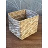 Cesta Organizadora de Palha Taboa Quadrada sem Cabo 24x28x28 - 1