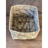 Cesta Organizadora de Palha Taboa Quadrada sem Cabo 24x28x28 - 3