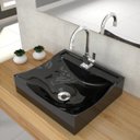 Ver imagem 1 de Kit Cuba Q440 com Torneira Luxo 1195 Metal Válvula 1 Pol. Sifão Pvc e Flexível Compace