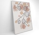 Ver imagem 3 de Quadro Abstrato Folhas 3 - 90x60 Cm - Vidro Impresso