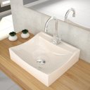 Ver imagem 1 de Kit Cuba Q440 com Torneira Luxo 1195 Metal e Válvula Click 1"b e Sifão Pvc e Flexível Compace