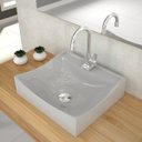 Ver imagem 1 de Kit Cuba Q440 com Torneira Luxo 1195 Metal e Válvula Click 1"b e Sifão Cromado e Flexível Compace