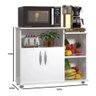 Fruteira 2 Portas Móveis Cozinha Multiuso Base Organizador - 5