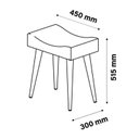 Ver imagem 6 de Penteadeira Camarim Com Banqueta 5 Gavetas 120cm Strass Patrimar Verde Alegrim