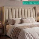 Ver imagem 2 de Cabeceira Casal 140 cm Lumina com Frame Linho Sl 65 Peer