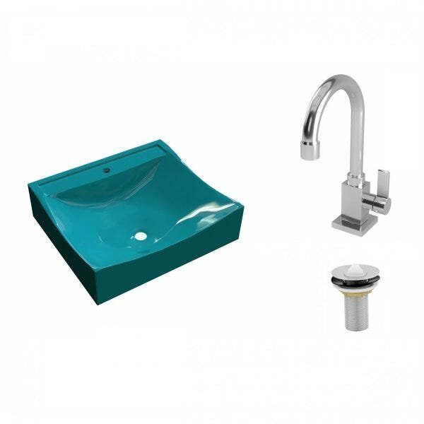 Kit Cuba Q440 com Torneira Luxo 1195 e Válvula 1 Pol. Compace - 2