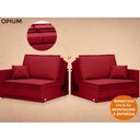 Ver mais imagens de Sofá Opium 2,00m sem caixa, Retrátil e Reclinável Velosuede Vermelho - NETSOFAS