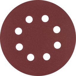 Disco de Lixa c/ Costado em Pluma 125mm G80 10 peças Vonder - 2