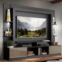 Ver imagem 3 de Rack Estante Tv 65´´ Leds Preto /Laca Fumê